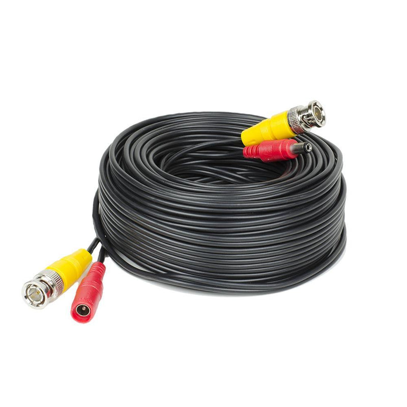 150 feet Pre-made power and video HD-TVI cable, Black Hinovision