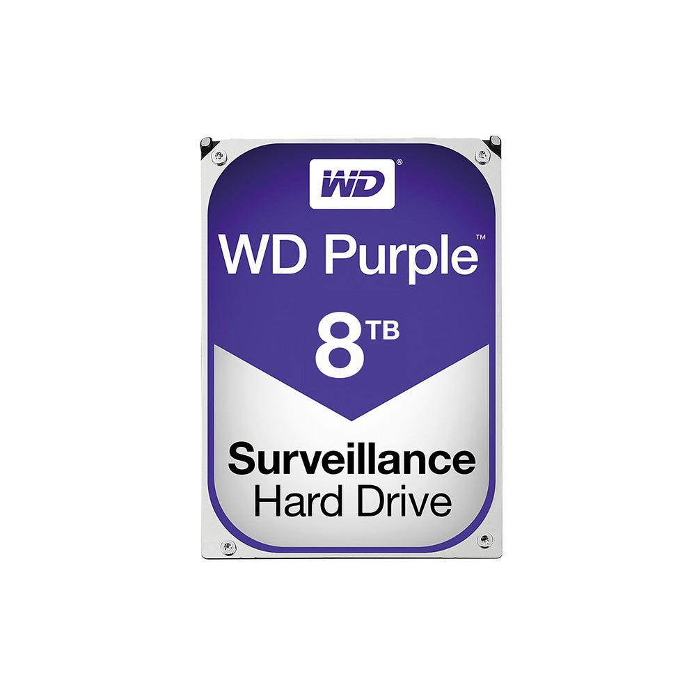 WD Purple 8TB Surveillance Hard Disk Drive - 5400 RPM Class SATA 6 Gb/s 64MB Cache 3.5 Inch (HDD-WDP8TB ) - LINOVISION US Store