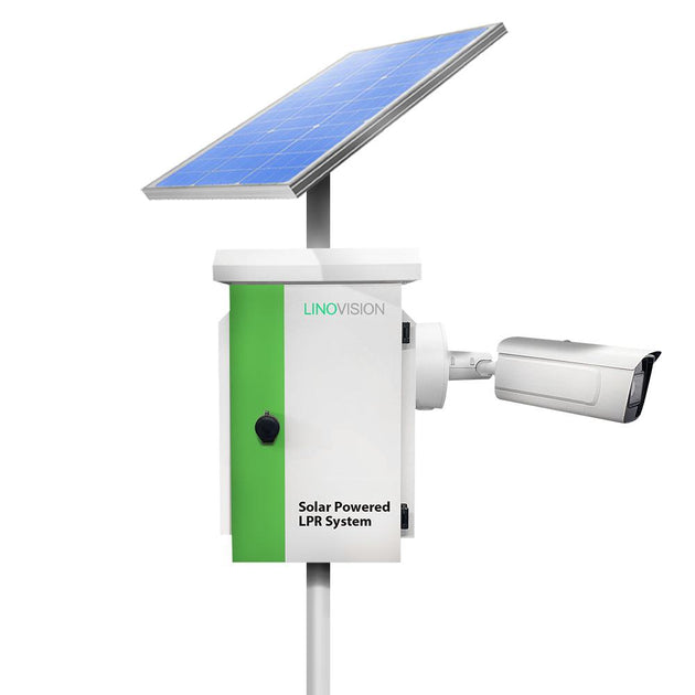 Linovision Go Box (GO BOX-V1200PW-LPR) 4G LTE Wireless Solar Powered ALPR Automated Lice ...