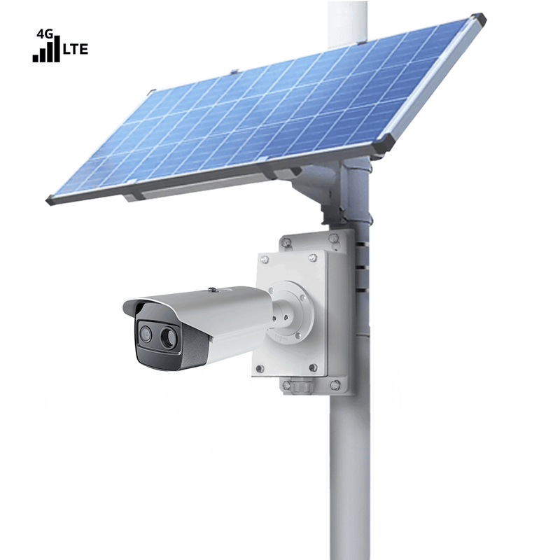4G LTE Solar Power Camera Kit with thermal + optical Bi-spectrum Camera - LINOVISION US Store
