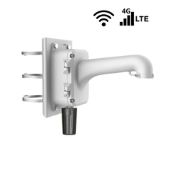 Wall-mount & Pole-mount PTZ Bracket with built-in 4G LTE & WiFi Connectivity - LINOVISION US Store