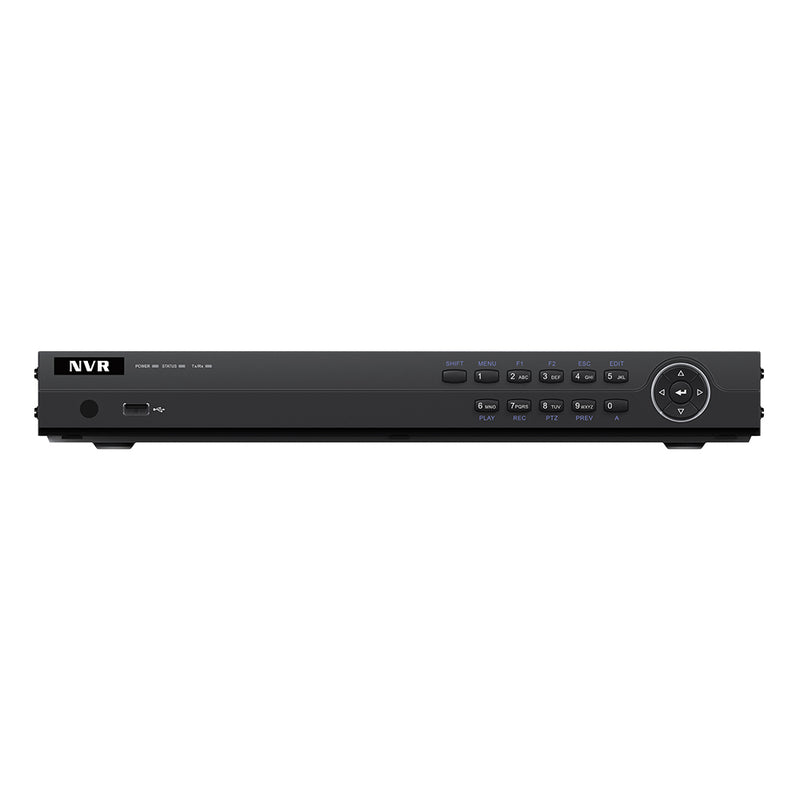NVR POE de 16 canales, resolución 4K, máximo 2 HDD. Caja 1U Plug &amp; Play (NVR516P16-K2)