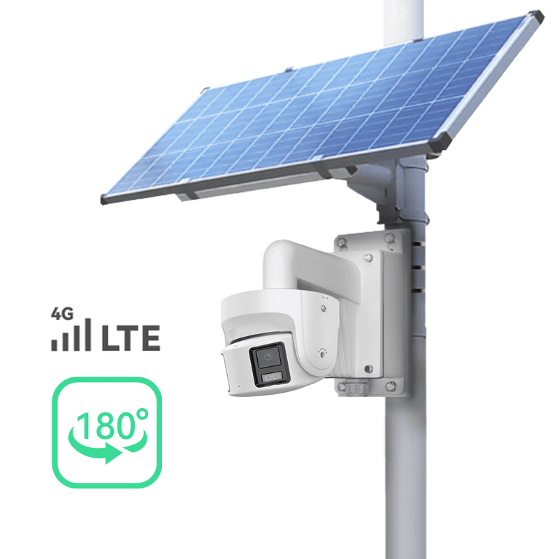 4G LTE Solar Power Camera Kit with 4K AI Smart Dual-Lens Panoramic Camera - LINOVISION US Store