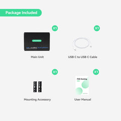 Hi-PoE Docking Station with Gigabit Ethernet and Quick USB-C Charge - LINOVISION US Store
